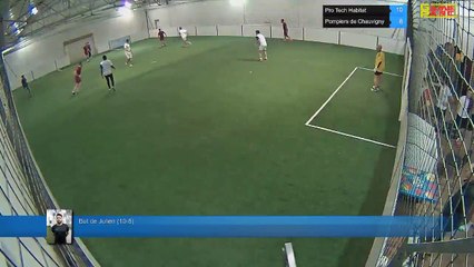 But de Julien (10-8) - Pro Tech Habitat Vs Pompiers de Chauvigny  - 22/01/18 20:00 - LIGUE 2