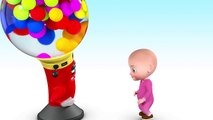 3D Baby learning colors with gumball man _ Color Learning _ 3D Animation for Kid