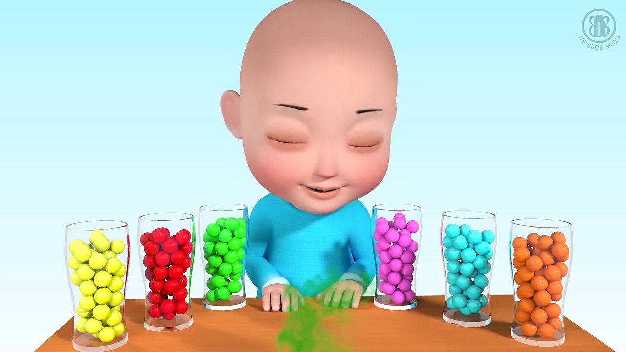 COLOR FACE - 3D Baby Cartoon Animation for Children _ Learn Colors Kids Video