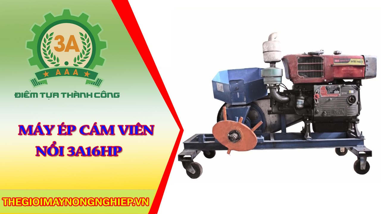 Máy ép cám viên nổi 3A16Hp