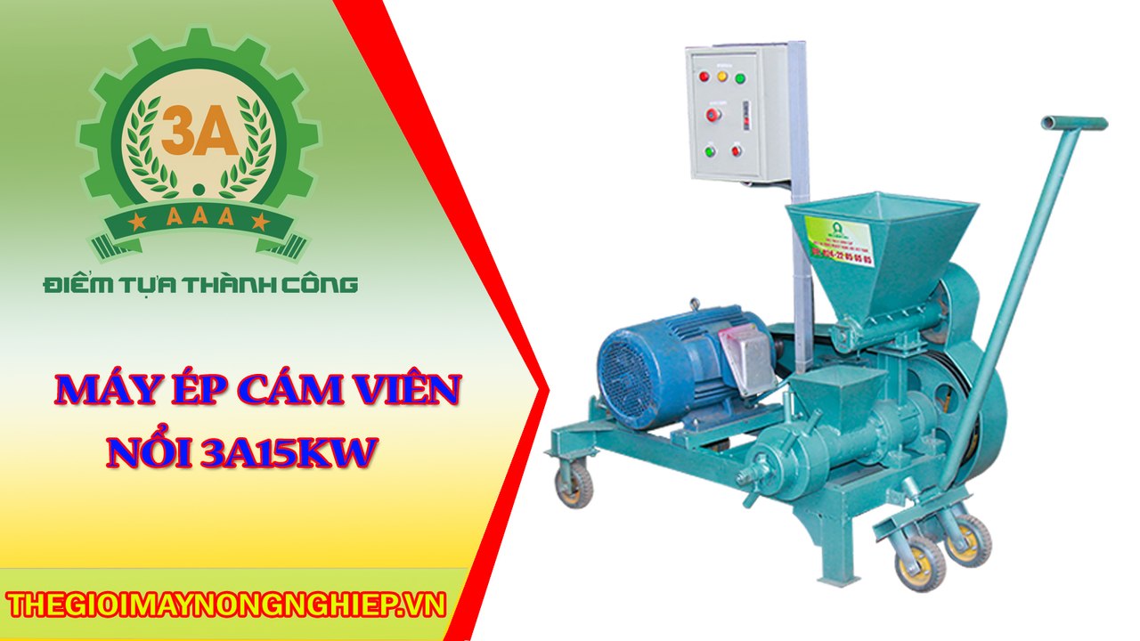 Máy ép cám viên nổi 3A15Kw