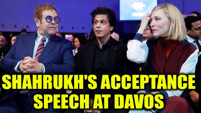 Bollywood star Shah Rukh Khan receives Annual Crystal Awards, Watch Full speech | Oneindia News