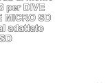 Acce2SScheda di memoria da 8 GB per DIVE 70 ORANGE MICRO SD HC integral adattatore SD