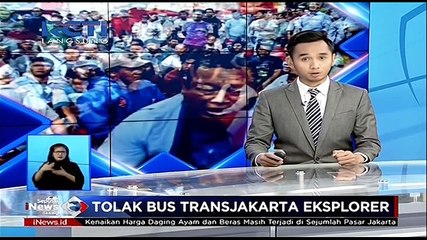 Tolak Bus Transjakarta Eksplorer