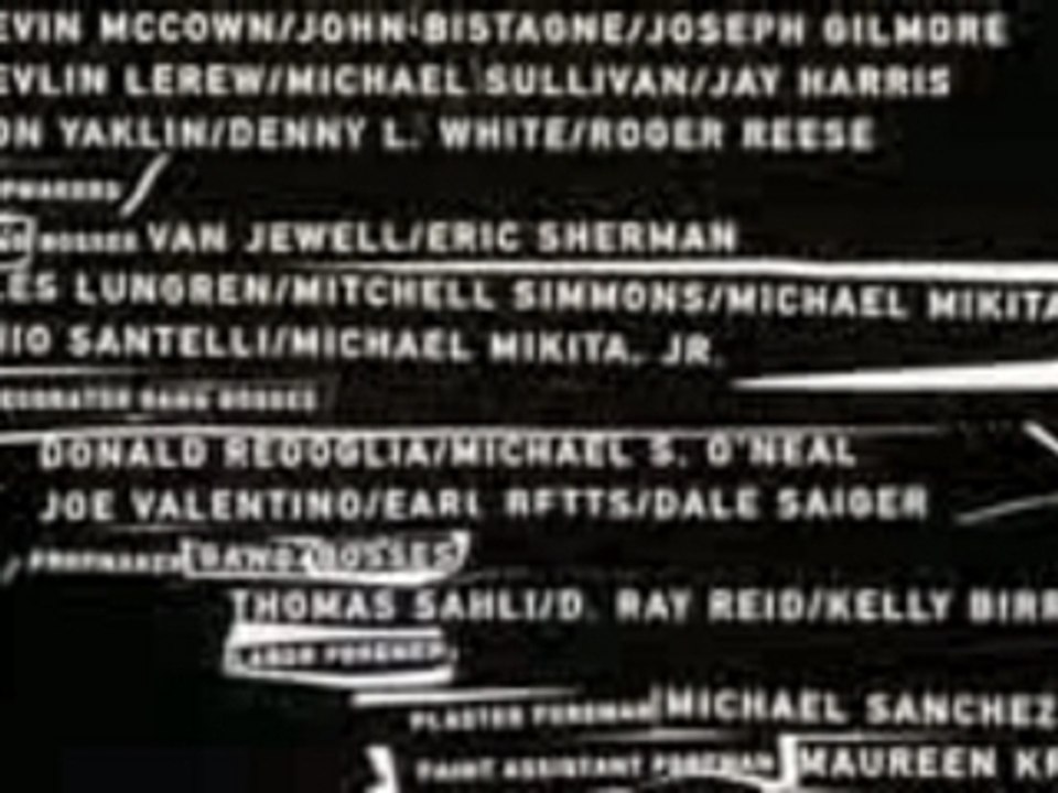 Générique seven david bowie david fincher 3