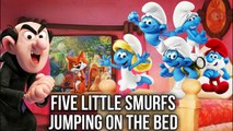 Five Little Monkeys Jumping on the Bed Collection #4 | Five Little Minions Peanuts Smurfs Miraculous