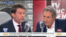 Surveillants pénitentiaires: Manuel Valls évoque 
