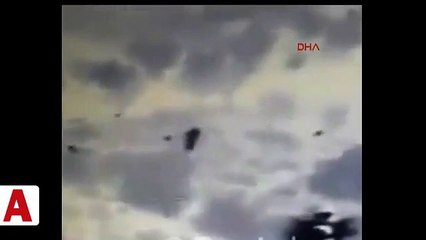 Afrin�de YPG�li teröristler böyle ateş altına alındı