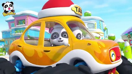 タクシー運転手 | はたらくくるま❤のりもののうた | 赤ちゃんが喜ぶアニメ | 動画 | BabyBus