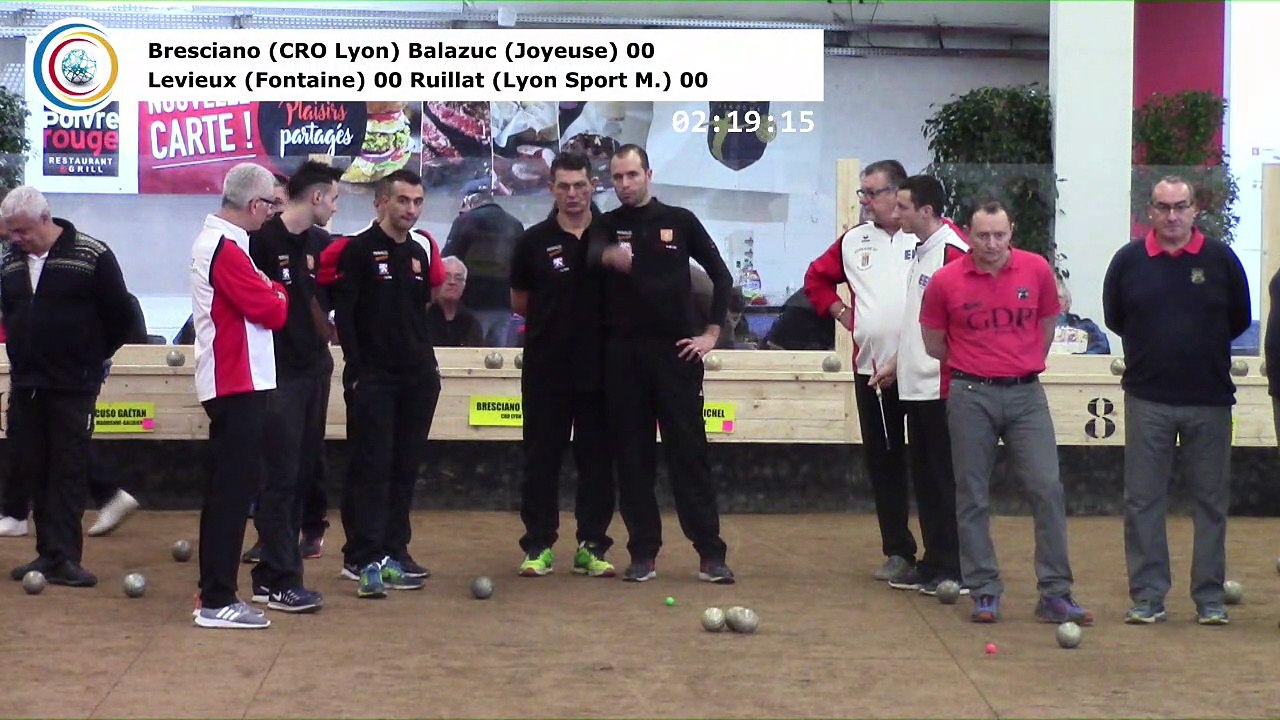 Secondes parties de poules, cinquième étape du Super 16 masculin, Clermont Ferrand 2018