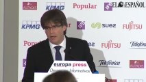 Puigdemont pide 'soluciones políticas' a las demandas catalanas
