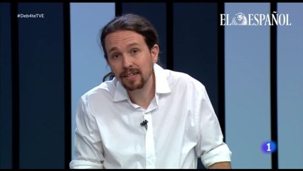 El minuto final de Pablo Iglesias.