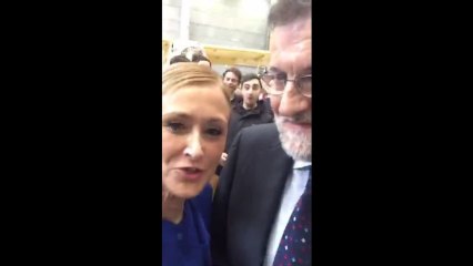 El 'Periscope' de Cifuentes y Rajoy