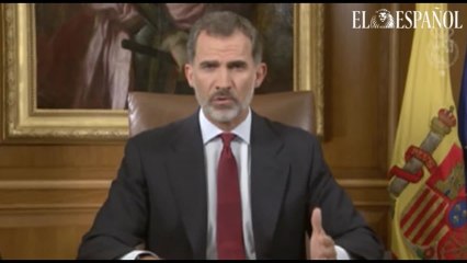 Mensaje del Rey sobre Cataluña