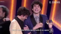 El poderoso mensaje de Javi Calvo en los premios Feroz