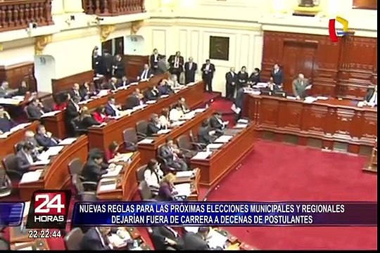 Nuevas reglas para los próximas elecciones municipales y regionales dejarían fuera de carrera a postulantes