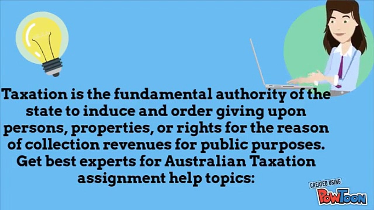 Australian Taxation Assignment Writing Services with Professional Writers