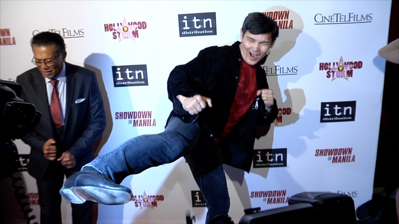 Don 'The Dragon' Wilson "Showdown in Manila" Los Angeles Premiere Red Carpet