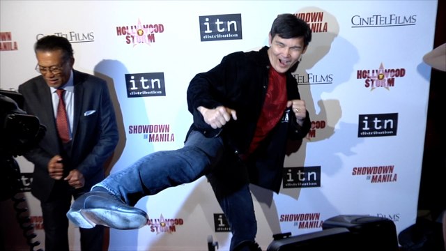Don 'The Dragon' Wilson Showdown in Manila Los Angeles Premiere Red Carpet