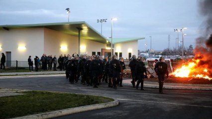 Mouvement de mobilisation des gardiens à la prison de Valence