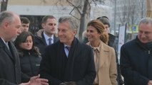Mauricio Macri inaugura la Plaza de Argentina en Moscú