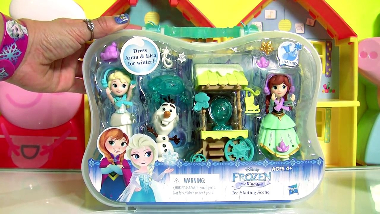 Disney Frozen Ice Skating Movie Scene Dress Up Princess Anna Elsa for Winter in