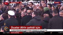 Afrin şehidimiz Mustafa özalkan'a veda... Törene Cumhurbaşkanı Erdoğan'da katıldı