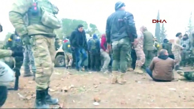 Kilis – Azez Burseya Dağı’nda çatışma anı