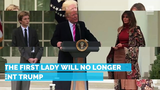 Melania Trump Is No Longer Joining the President in Davos