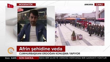 Afrin şehidi son yolculuğuna uğurlanıyor