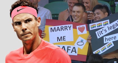 Avustralya'da Eşcinsel Erkek, Rafael Nadal'a Evlilik Teklif Etti
