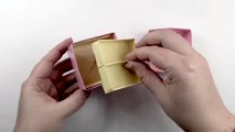 Origami 2 Tier Box Tutorial ♥︎ DIY Storage Box ♥︎ Paper Kawaii