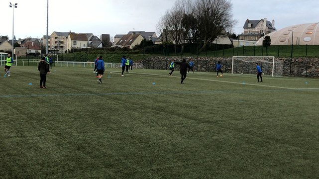 Dernier entraînement US Granville avant les 16es de finale de Coupe de France