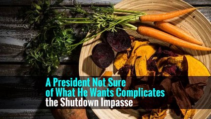A President Not Sure of What He Wants Complicates the Shutdown Impasse