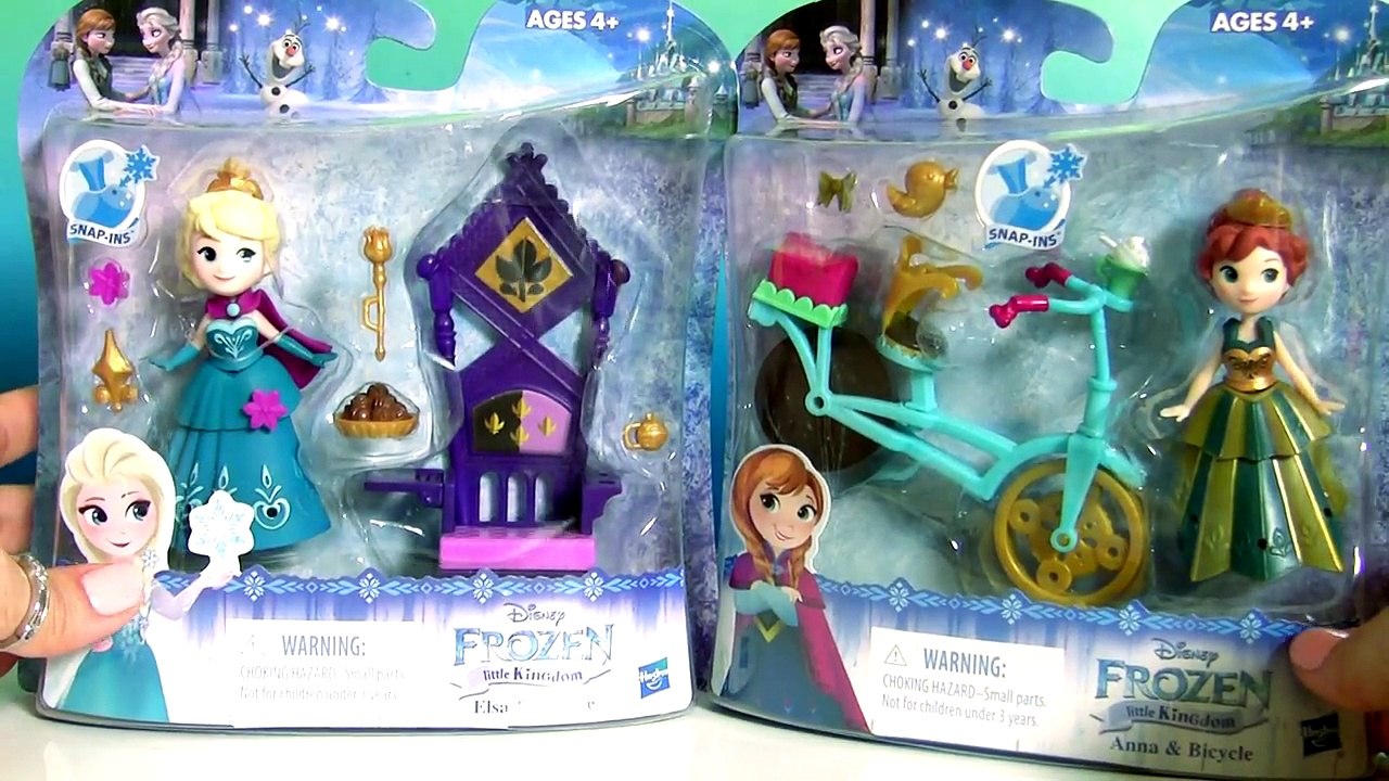 Disney Frozen Little Kingdom 2016 NEW TOYS HASBRO Princess Anna on Bicyle - Elsa