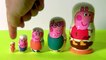 New Peppa Pig Nesting Toys Surprise Stacking Cups Matryoshka Wooden Dolls Матрёш