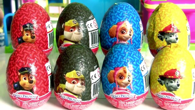 Paw Patrol Surprise Eggs Skye Marshall Chase - Ovetti Sorpresa Patrulla de Cacho