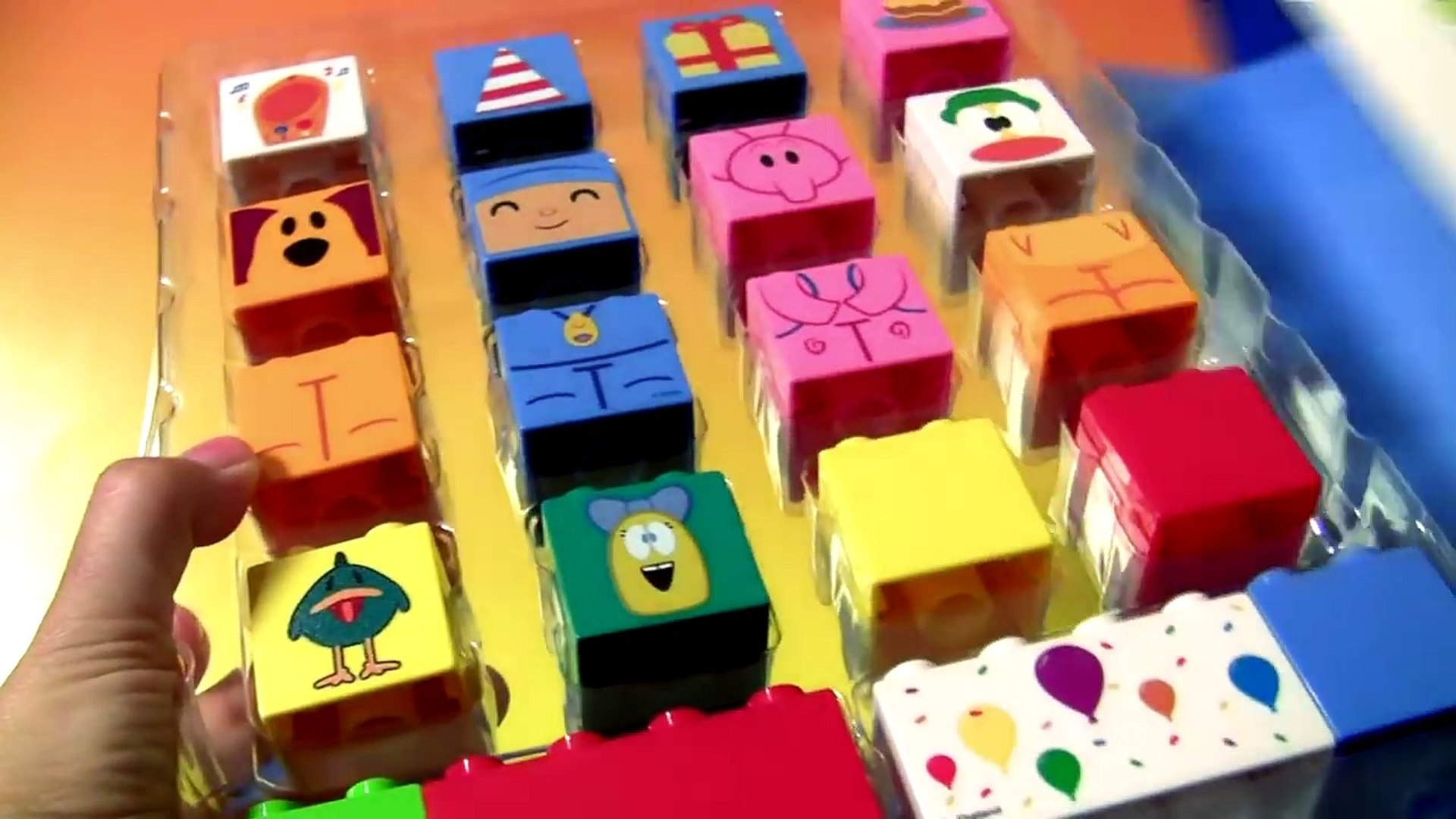 Pocoyo Birthday Party Building blocks similar to Lego Duplo _ Block Labo  Cumplea - video Dailymotion