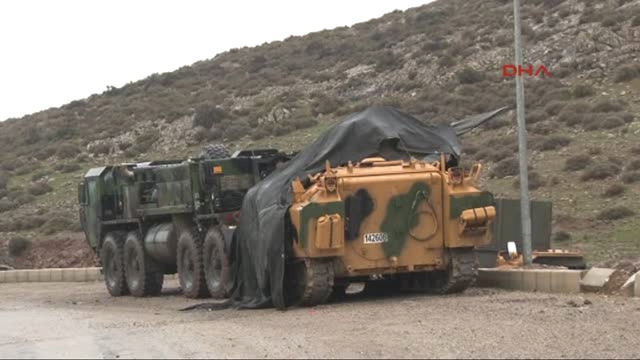 Hatay Zeytin Dalı Harekatı 4'üncü Günde; Türk Tankları, 'Zırh Delici' Toplarla Vuruyor
