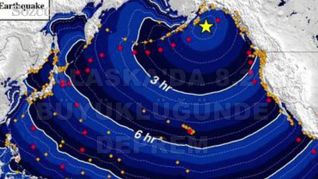 Alaska'da 8.2 büyüklüğünde deprem