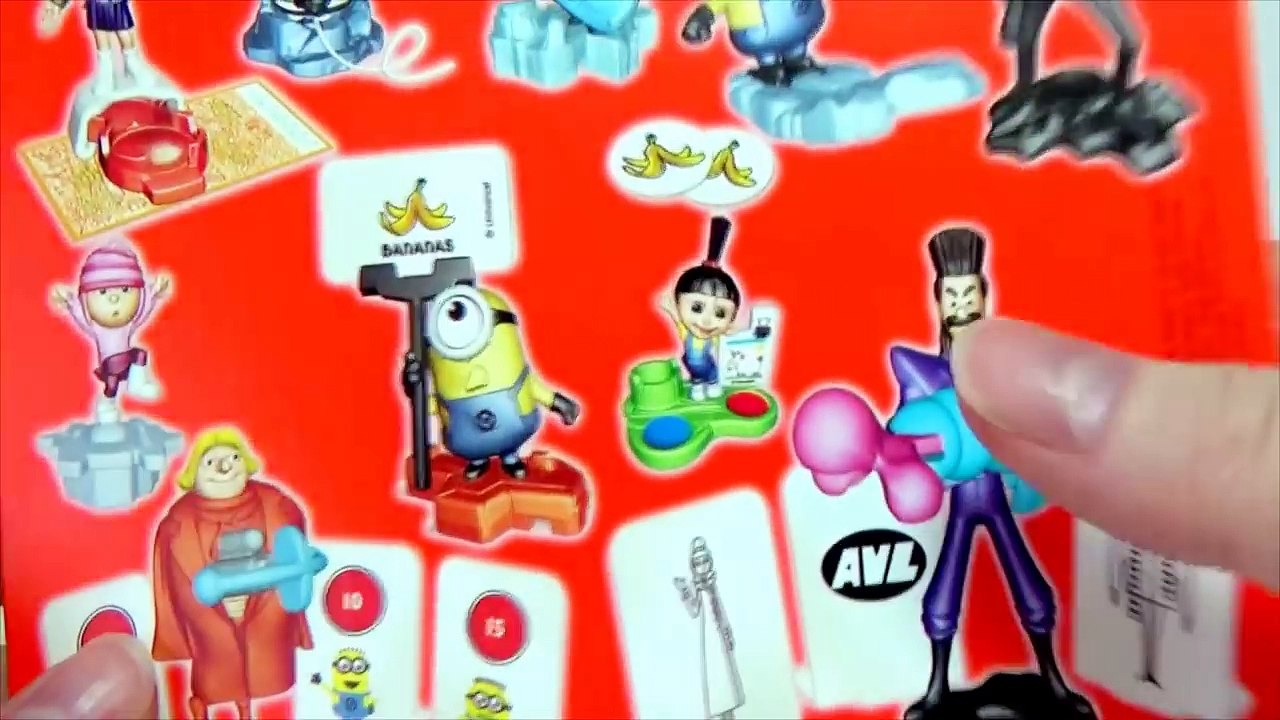 Гадкий Я 3!! Миньоны 2017.Despicable Me. Unboxing Kinder Surprise. Удачный выпуск )