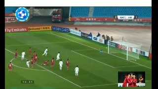 U23 Qatar - U23 Vietnam: 2-[2] Nguyen Quang Hai 89' golazo