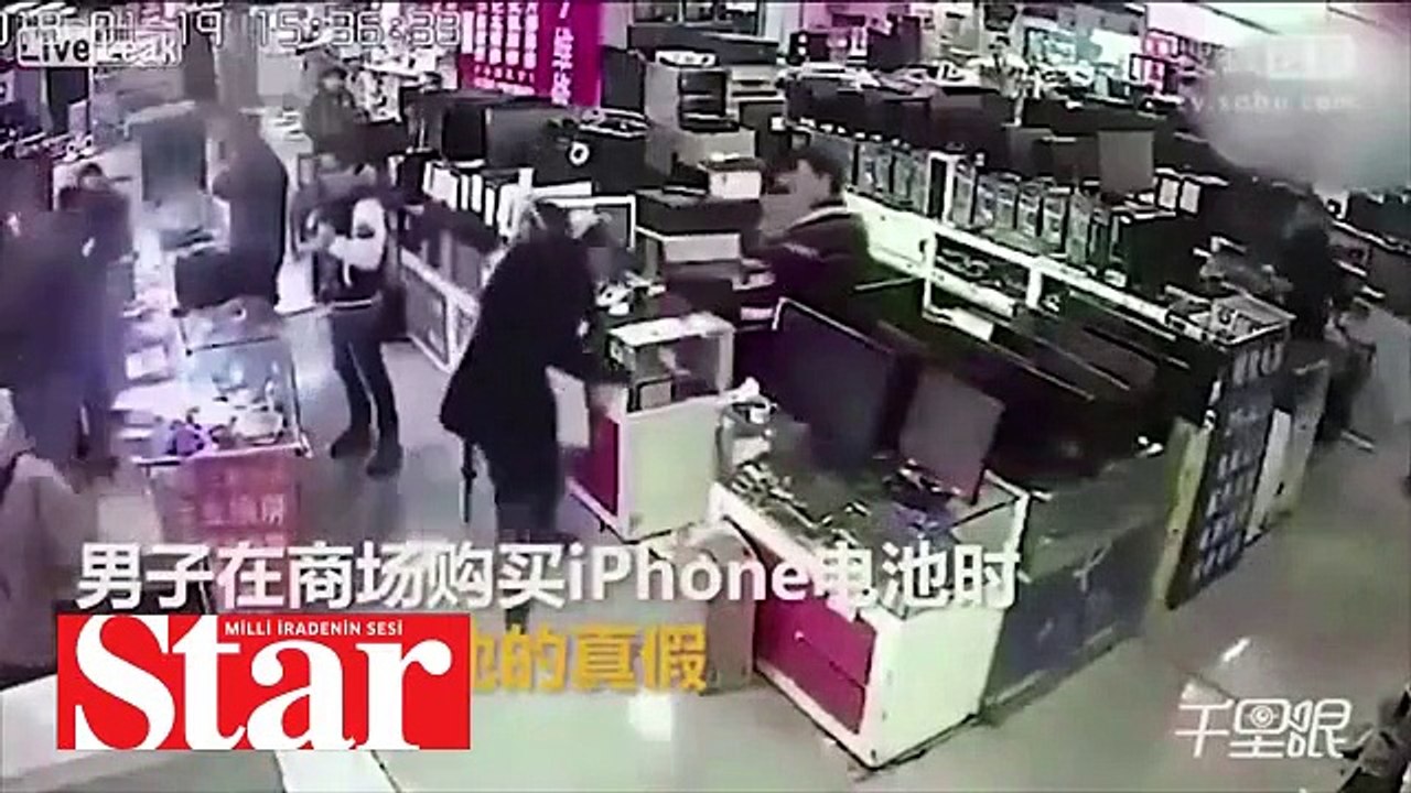 Test için akıllı telefon bataryası nı ısırınca olanlar oldu