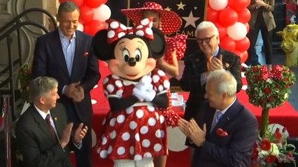 Minnie Mouse receives Hollywood Star 40 years after Mickey Mouse