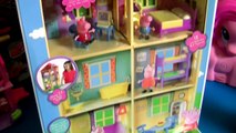 Huge Peppa Pig Lights N' Sounds Family House with 7 Rooms for Pig George Daddy a