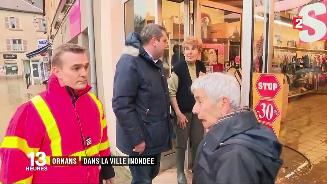 Inondations dans le Doubs : Ornans sous les eaux