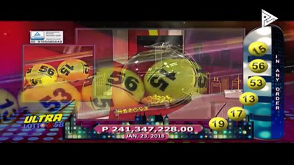 PCSO 9 PM Lotto Draw, January 23, 2018