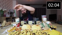 The Starbucks 9,000 Calorie Menu Challenge | BeardMeatsFood