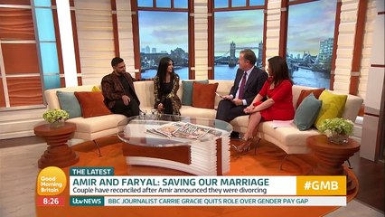 Amir Khan and Faryal Makhdoom  Saving Our Marriage   Good Morning Britain
