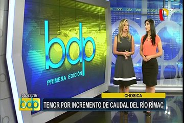 Chosica: temor en vecinos por aumento de caudal del río Rímac